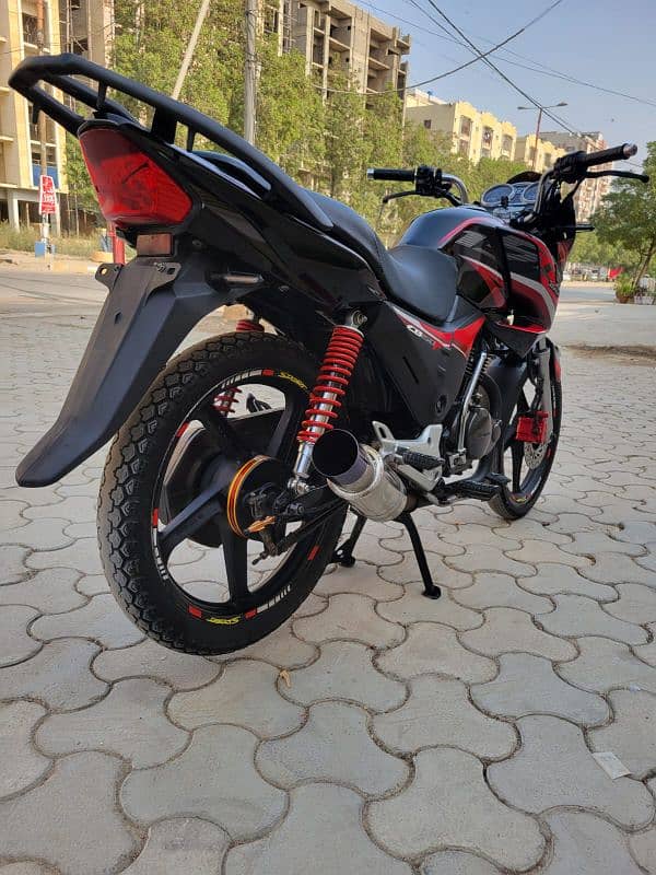 Honda cb 150 f 2018 model black colour hyderabad register 14