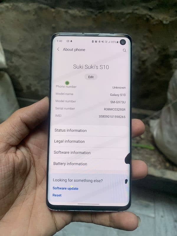 Samsung S10 8/128 2 months Sim working 3