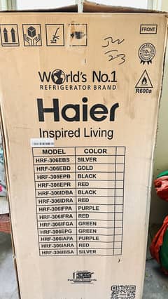 Haier Refrigerator HRF-306 EPG Green New and Packed