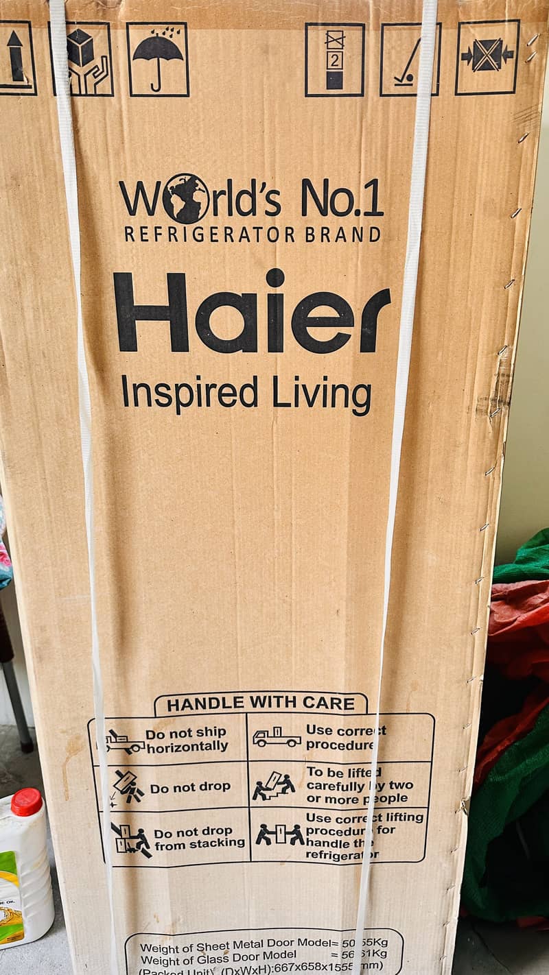 Haier Refrigerator HRF-306 EPG Green New and Packed 2