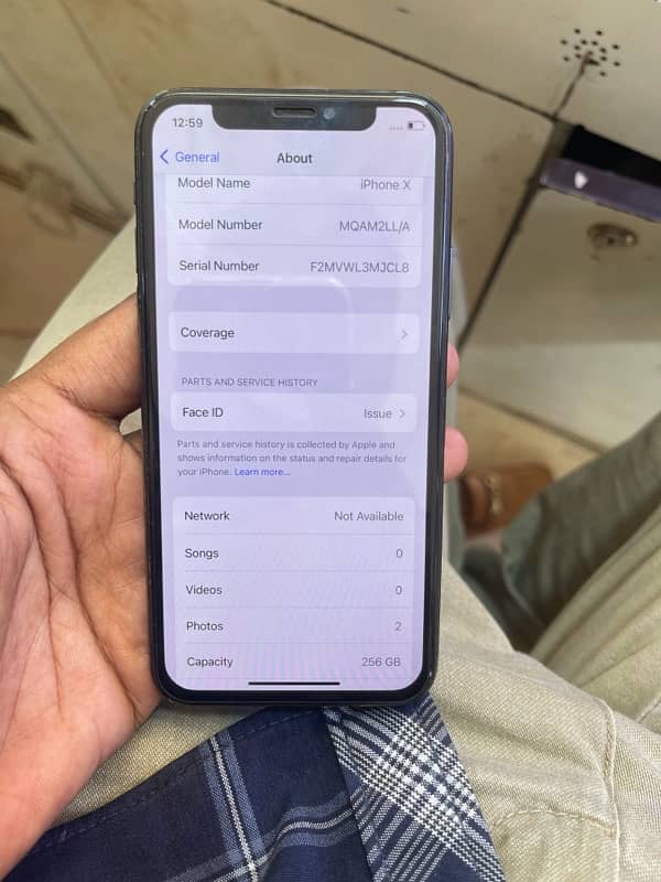 iphone X 256GB PTA approved all ok 6