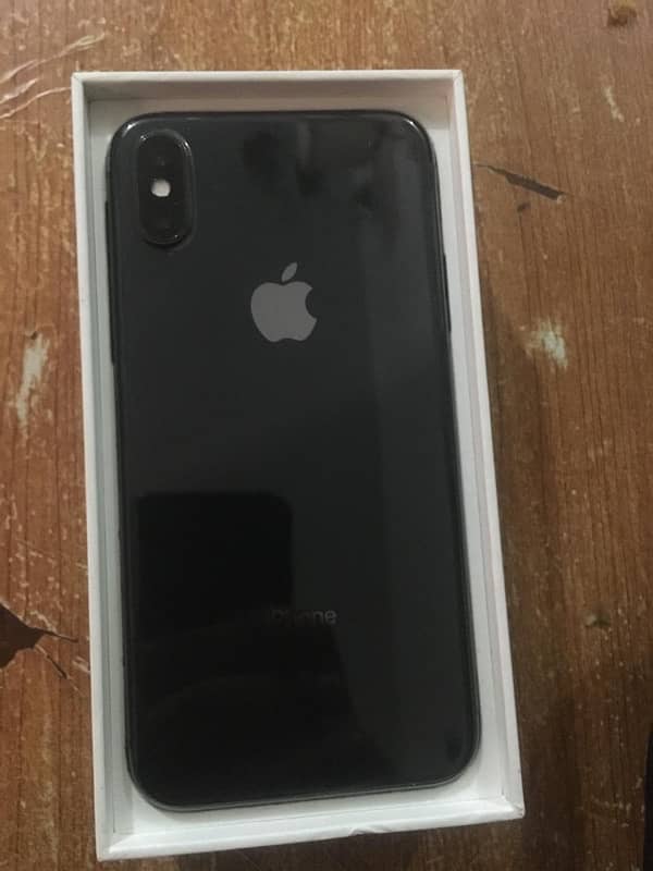 Iphone X 64GB PTA Approved with Box 0