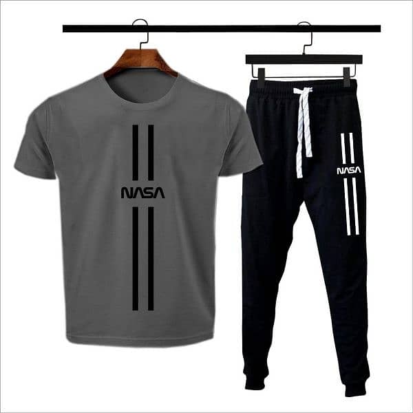 2 PCS MEN,S NASA PRINTED TRACK SUIT 1