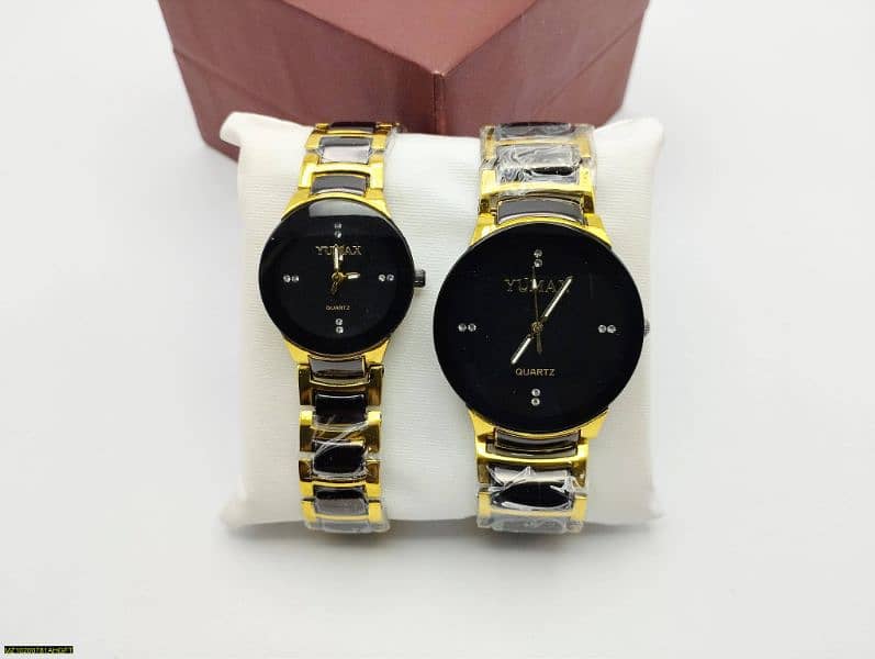 Couple Trending Stainless Steel Watch 0