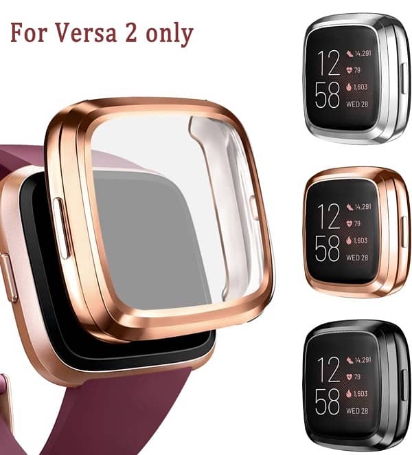 Fitbit versa 2 rose gold +rose pink +balack 0