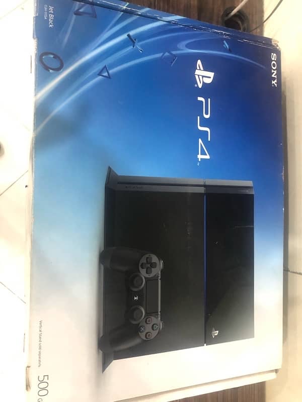 Ps4 with box, 2 originals controllers and 6 games 0