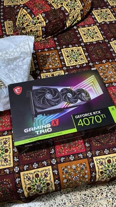 4070ti box pkd MSI gaming X trio