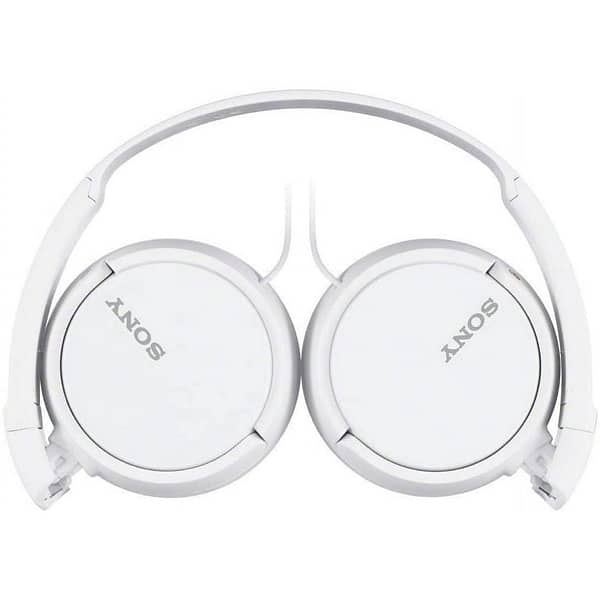 Sony MDR-ZX310-White Wired Headphones with Lightw8 Adjustable Headband 0