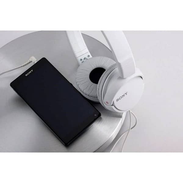 Sony MDR-ZX310-White Wired Headphones with Lightw8 Adjustable Headband 2