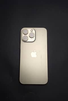 iPhone 15 pro max (rare natural titanium color)