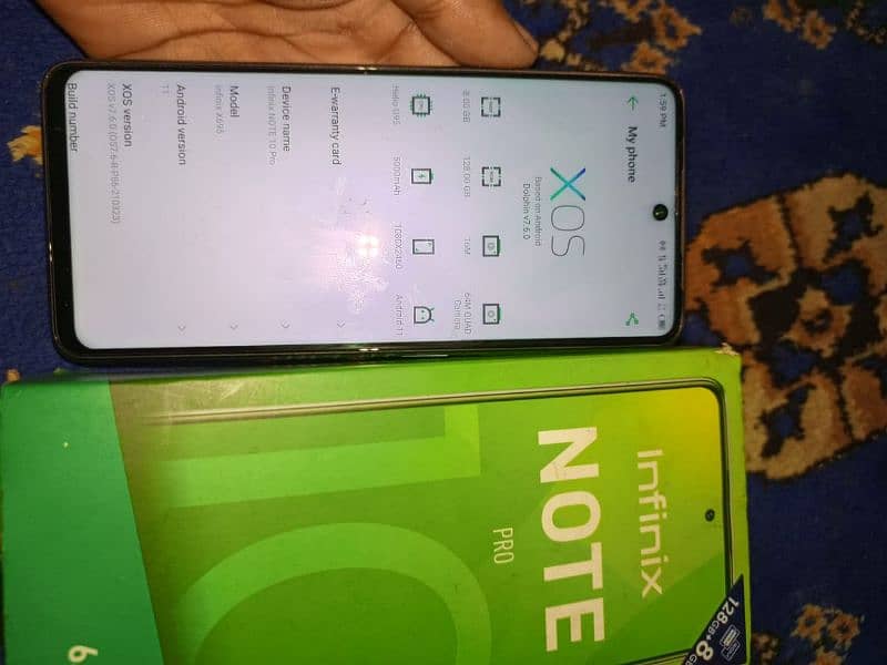 Infinix note 10 pro complete box 4