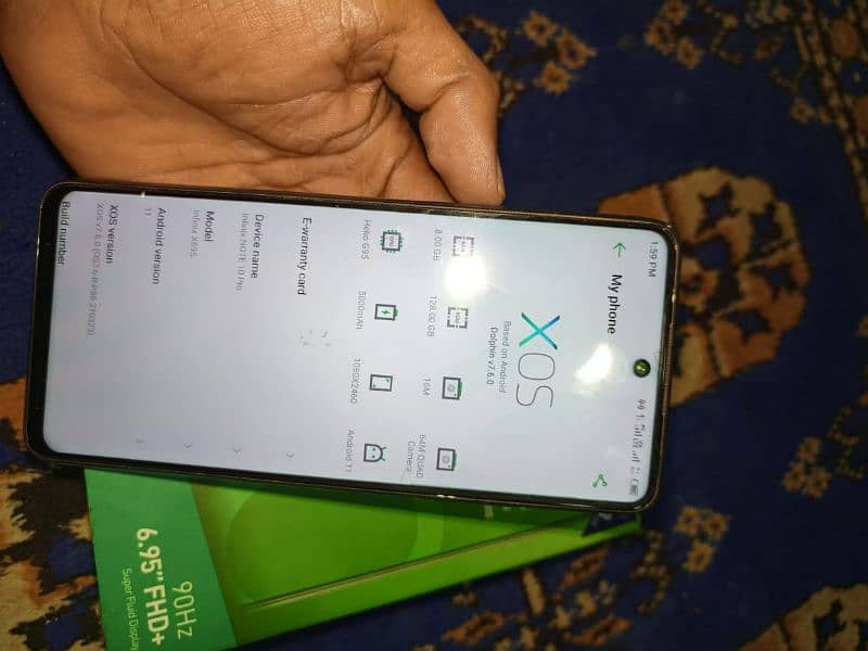 Infinix note 10 pro complete box 6