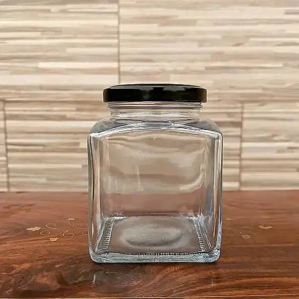 Glass Bottles, Glass Jars|Square glass jar|Hexagon jar|Round glass ja 13