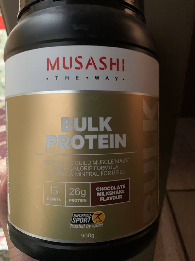 Australian Musasi Bulk Protein Muscle Mass 0