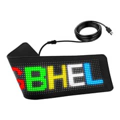 Smart Flexible LED Car Display with Bluetooth Control