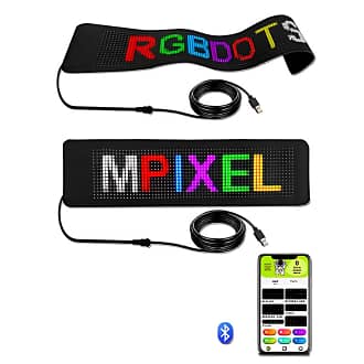 Smart Flexible LED Car Display with Bluetooth Control 8