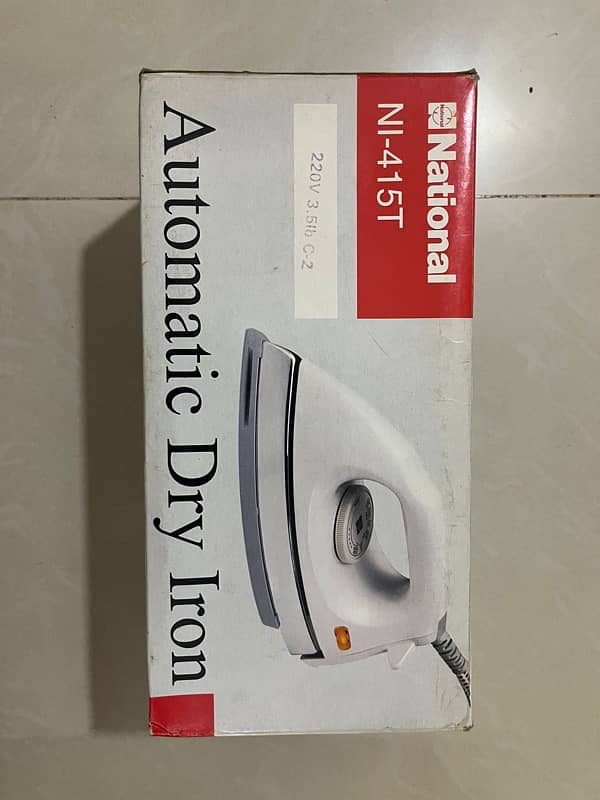 National Dry Iron NEW 1