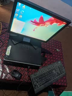 HP 6005 desktop And Dell LCD