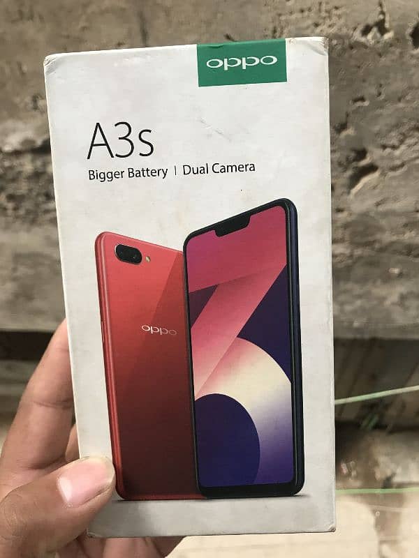 oppo A3s PTA proved with Box 3