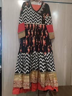 Long Frok and dupatta For Sale