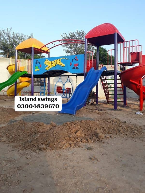 park swings / slides / swings / play ground/ play land/ kids rides/ 15