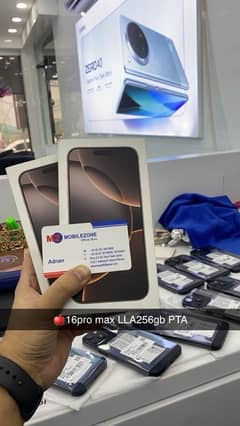 iphone 16pro max 256GB LLA PTA