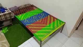 charpai iron bed singal bed