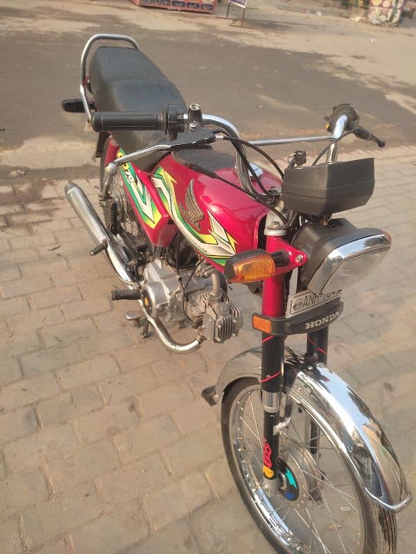 honda cd 70 2022 model in good condition 5