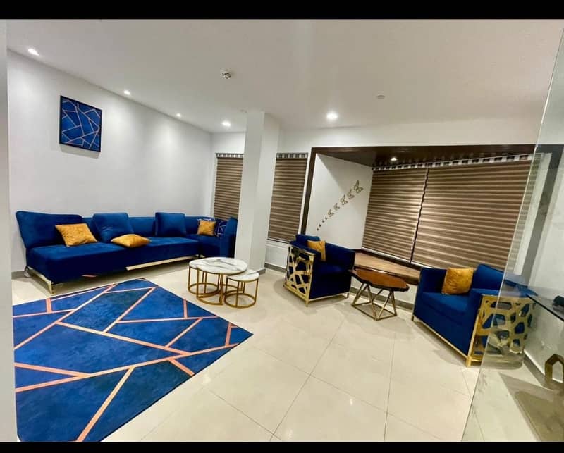 Furnished flat for ren in Dha phase 5 very hot location Duplex furnished Apartment for family and bachelor 10