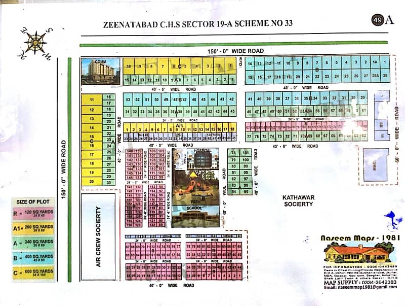 240 Sq Yards Plot for Sale in Zeenatabad Sector 19-A, Scheme 33 - Ideal Location! 0