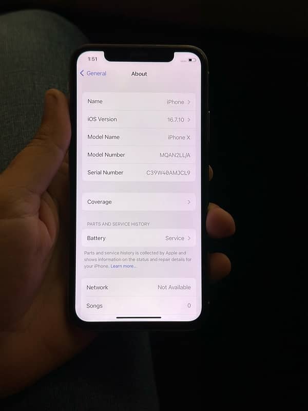 iphone x 256gb non pta all ok 9