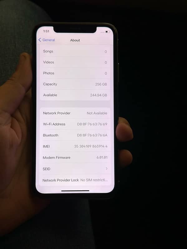 iphone x 256gb non pta all ok 10