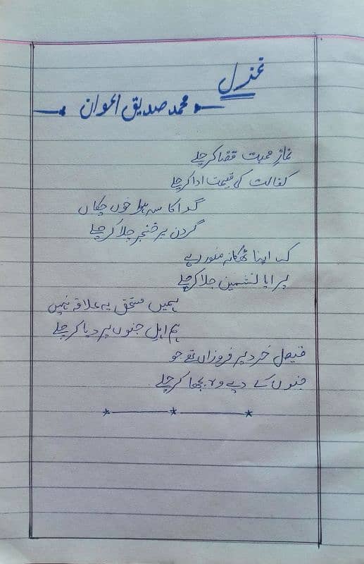 English and Urdu handwritten notes at low cost 7