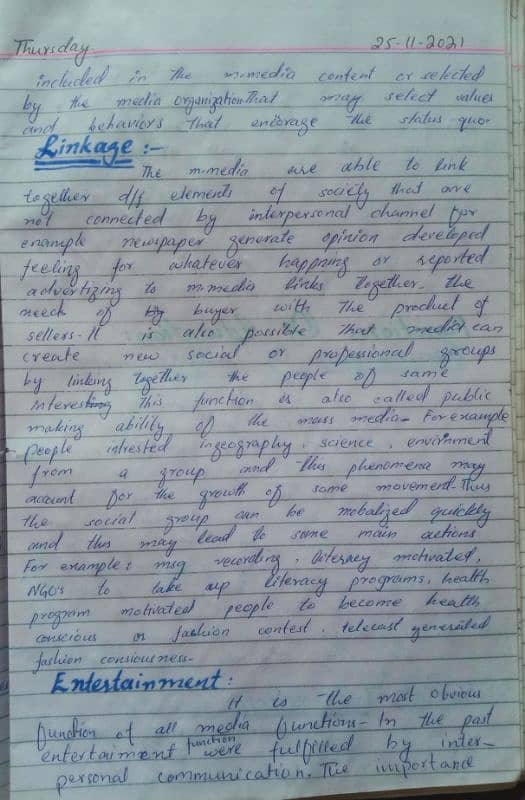 English and Urdu handwritten notes at low cost 8