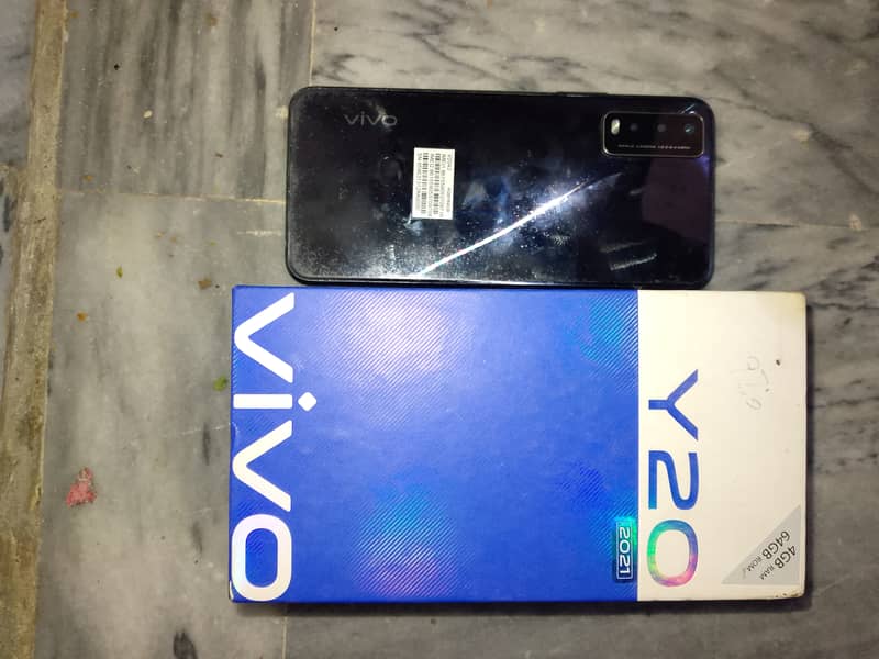 vivo y20 4+64 only glass change or LCD me dot  WhatsApp 0325,4993,877, 1