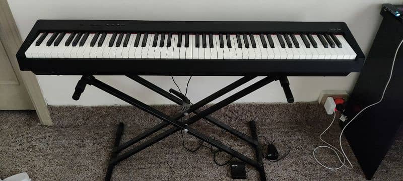 NUX Digital Piano -NPK-10 (Black) + Keyboard stand + Single pedal 0