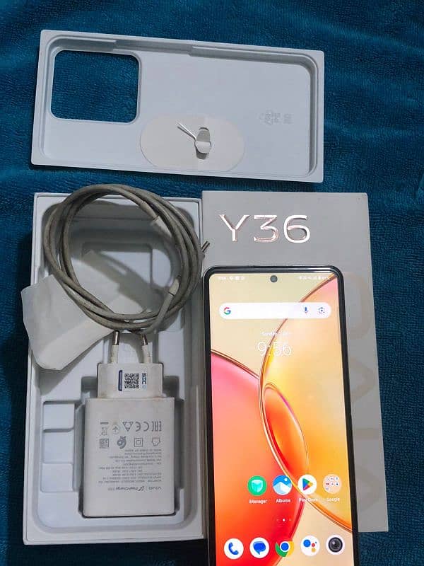 Vivo y 36 8+8Gb Ram 256Gb memory condition 10/by 10 03237700071 1