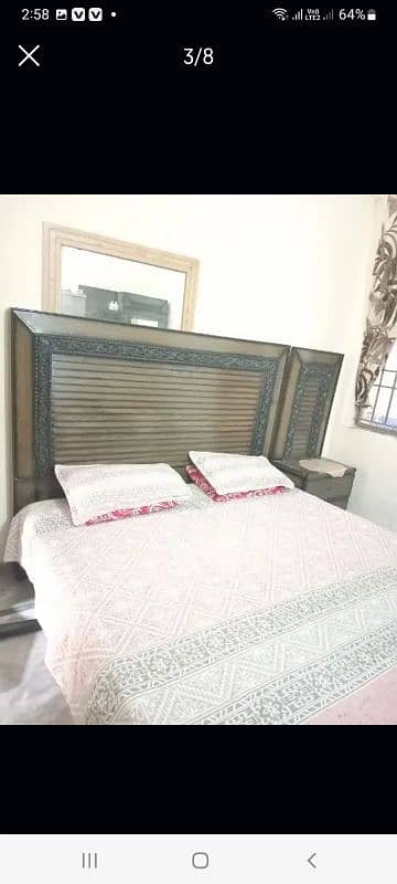 King size bed + side table + dressing 1