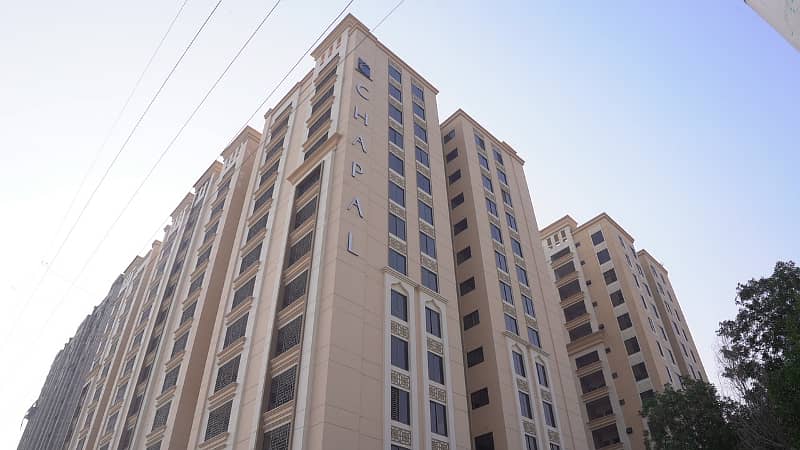 Flat In Chapal Courtyard Elite Project Of Scheme 33 Karachi 17