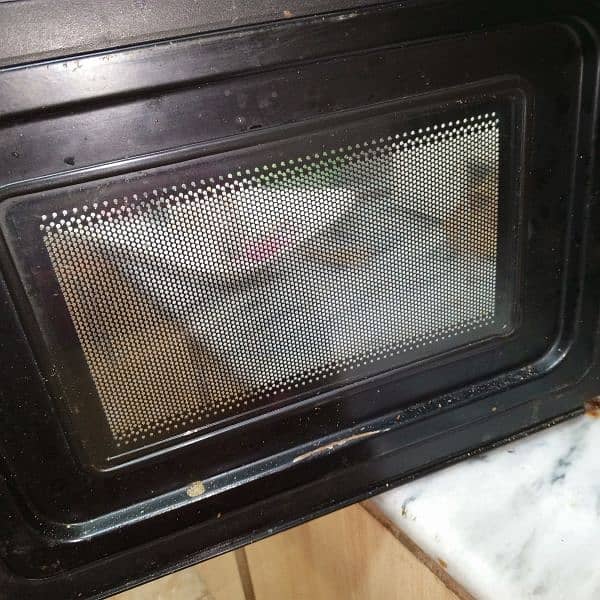 a brand new microwave 1