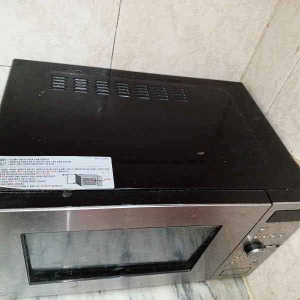 a brand new microwave 4