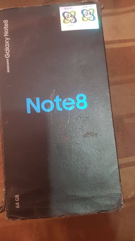 Samsung galaxy note 8 with box and official approved 3