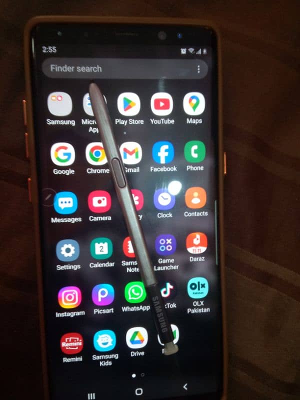 Samsung galaxy note 8 with box and official approved 4