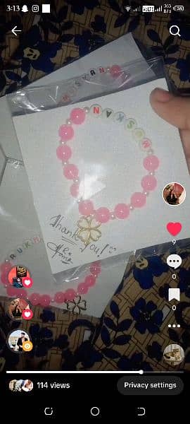 Pearl bracelet 8