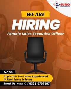 We Are Hiring Female Sales Person (0326-0707607) | New Metro City Job