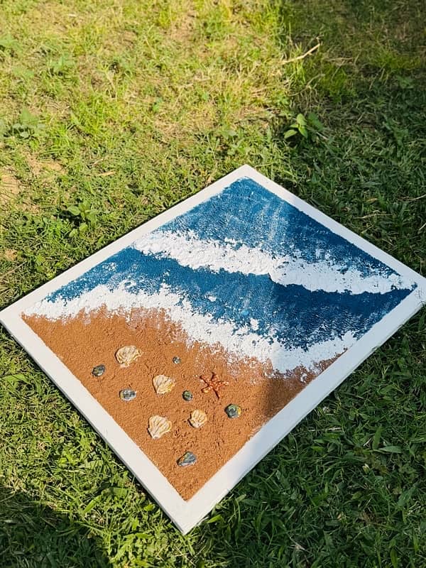 Beach Acrylic painting 3