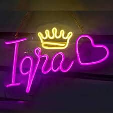 Neon sign customized 0