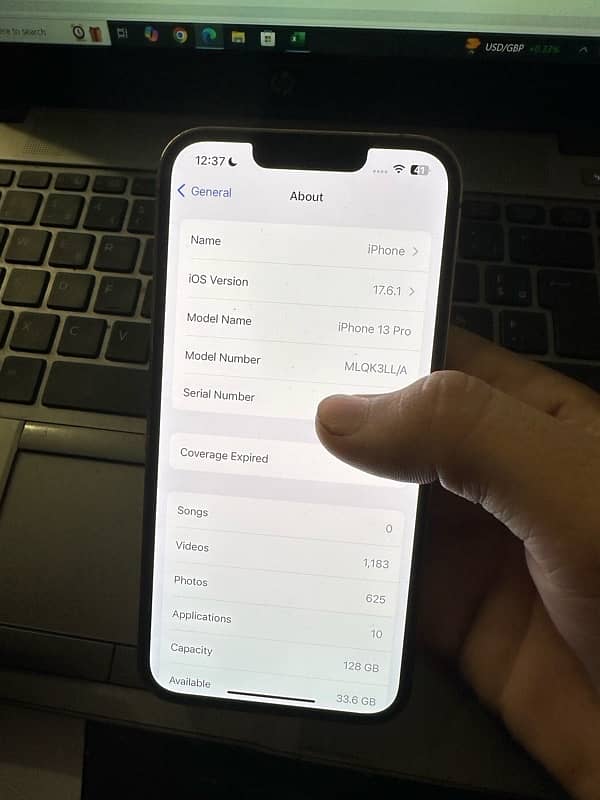 iphone 13 pro Non PTA JV 128 GB 3