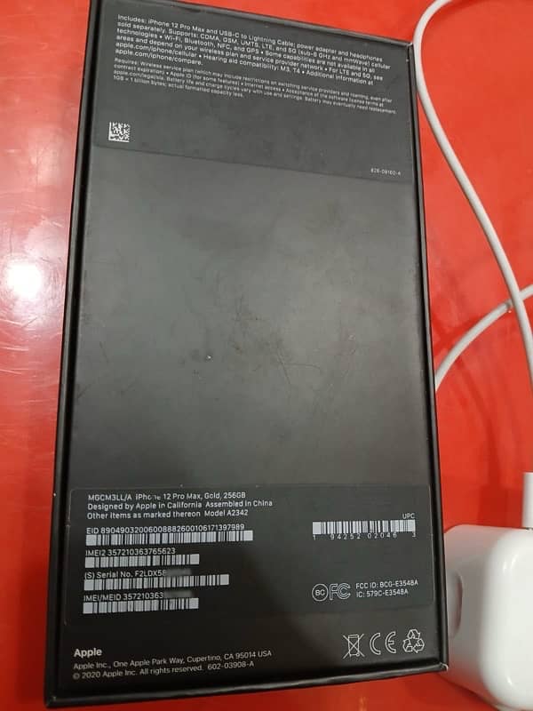 Iphone 12 Pro Max 256 GB PTA Approve 12