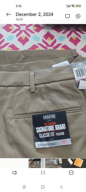 Dockers Brand New Pants Waist 42 and 44 5